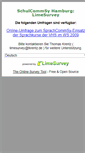 Mobile Screenshot of limesurvey.schulcommsy.de